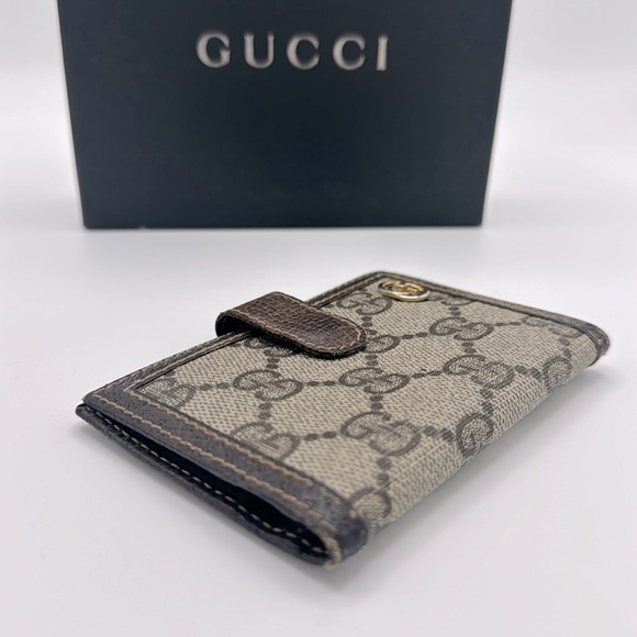 Gucci Vintage Card Holder W/ box, Care Card & Tissue Paper - Picture 5 of 11